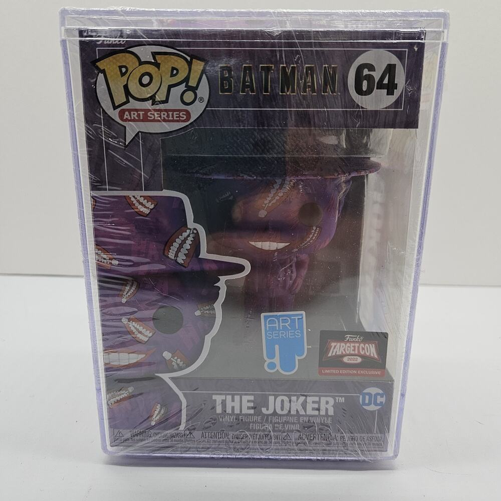 Funko POP! Art Series Batman The Joker #64 Target Con 2022 Exclusive W/Protector